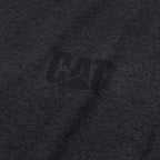 CAT Men's Trademark T-Shirts with Shape-Retention Rib Trim Spandex, Tagless Neck, and Cat Logo on Left Chest
