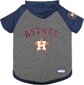 Pets First MLB Hoodie for Dogs & Cats - Houston Astros Dog Hooded T-Shirt, Medium. - MLB Team Color Hoody (AST-4044-MD)