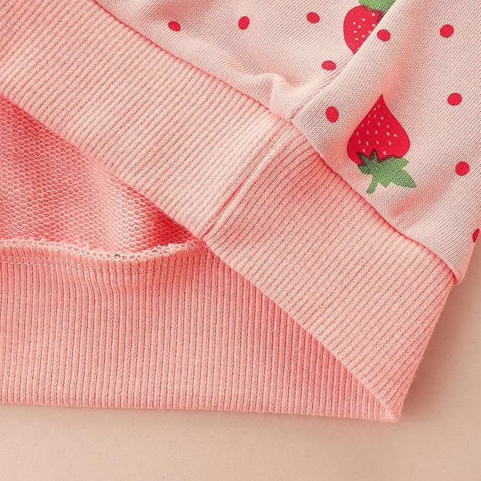 Bumeex Toddler Girl Sweatshirt Clothes Outfit,Cotton Crewneck Christmas Clothing