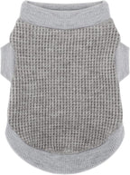 Cozy and Functional Dog Shirts for Small Puppies: Stretchable Gray Attire with Easy-On Design, Ideal for Chihuahuas and Yorkies - Enhance Comfort and Playfulness on Chill Days X-Large