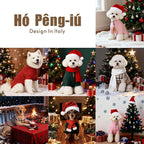 Small/Medium Dog Sweater, Warm Dog Winter Coat w/Sleeves, Comfortable High Neck & Leash Hole, Premium Dog Clothes for Golden Retriever-Best for Holidays, Daily Walks XXL Apricot