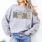 Personalized Dog Breed Mama Sweatshirt, Custom Paw Print Sweater, Cozy Pet Lover Outfit, Unique Gift