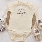 COUPLEHOODIES Personalized Baby Onesie Bodysuit – Custom Embroidery Gift for Pregnancy Reveal Baby Shower or First Grandchild