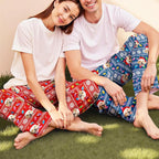 Custom Pajama Pants for Women Men, Personalized 67 Name Photo PJ Family Six Seven Matching Sleep Bottoms Birthday Xmas Gifts