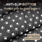 Dog Bed Mat, Reversible Dog Crate Pad with Washable Kennel Mat and Soft Foam, Flat Pet Bed for Dogs & Cats, for Crates Carriers & Travel (Light Brown, 23" L*14" W*1.5" Th)