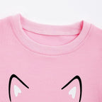 Little Girls Unicorn Outfits 2 Piece Kids Ruffle Sleeve Sweatshirt + Leggings Fall Leopard Clothing Sets 2-10 Years Old