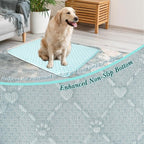 Upgraded Self-Cooling Dog Mat - Breathable Pet Cooling Pad for Dogs & Cats, Indoor & Outdoor Use, Washable Cooling Blanket for Comfort