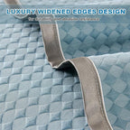 OTOB Cooling Dog Couch Cover Ice Silk Fiber, Washable & Non Slip Sofa Slipcovers Pet Mat, Soft Dog Bed Couch Cover Cooling Mat, Durable Pet Friendly Furniture Protector Covers(Blue, 43"*82")