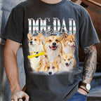 Custom Dad Shirt Personalized Picture T-Shirt for Men for New Dad Daddy Gift for Grandpa