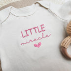 COUPLEHOODIES Personalized Baby Onesie Bodysuit – Custom Embroidery Gift for Pregnancy Reveal Baby Shower or First Grandchild