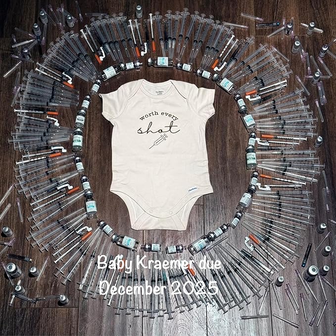 COUPLEHOODIES Personalized Baby Onesie Bodysuit – Custom Embroidery Gift for Pregnancy Reveal Baby Shower or First Grandchild
