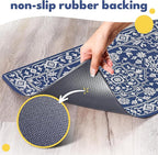 NALALAS Large Dog Mat for Food and Water, Cat Feeding Mat | Large Waterproof Dog Bowl Mat | Non-Slip Pet Food Mat for Floors | Pet Mats for Food and Water | Easy to Clean
