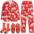 Artsadd Custom Pajamas for Women Men Family, Personalized Face Pjs Pajama Pants, Funny Pet Photo Loungewear Sleepwear Jammies