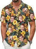 Custom Hawaiian Shirt with Face for Men Women Youth Kid, Personalized Hawaiian Shirts with Face Logo Photo Picture