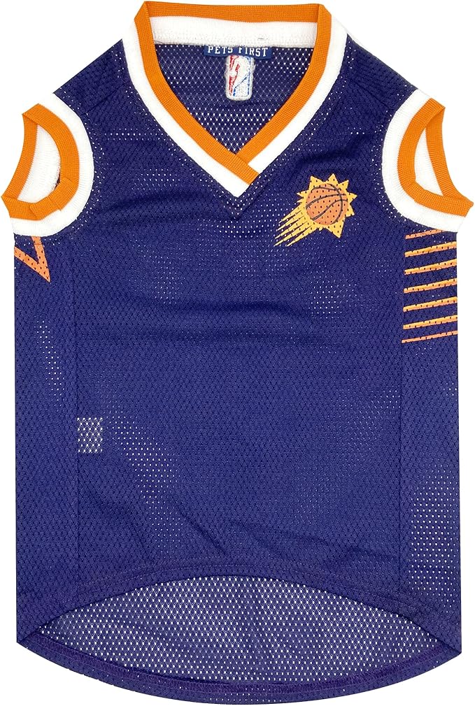 Pets First NBA Pheonix Suns Dog Jersey, X-Large - Tank Top Basketball Pet Jersey