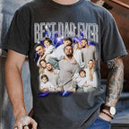 Custom Dad Shirt Personalized Picture T-Shirt for Men for New Dad Daddy Gift for Grandpa
