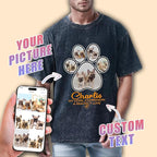 Tehg & Tuhg Custom T Shirts with Picture, Vintage Bootleg Rap Tee, Boyfriend Girlfriend, Unique Gift for Birthday Anniversary