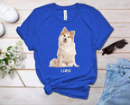 Custom Dog Photo Shirts, Add Your Pet's Photo and Pet's Name, Personalized Dog Dad Shirt, Pet Memorial Gifts, Memorial Sympathy for The Loss of Cute Paty T-Shirt, Custom Pet Shirt