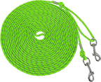 Reflective Cat Leash -15FT Cat Cable Out Escape Proof Walking Leads Yard Long Durable Safe Leash Traning Play Outdoor for Puppies/Kittens/Small Animals(Green)