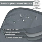 Kritter Planet Waterproof Cooling Dog Mat, Soft Pet Blanket for Summer, Lightweight Outdoor Mat, Reversible Furniture Cover, 20 x 30 inch, Grey
