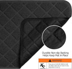 Cat Litter Mat Litter Trapping Mat, 35" x 23" Premium Durable PVC Grid Mesh with Scatter Control, Non-slip, Less Waste Cat Litter Box Mat, Soft on Kitty’s Paws, Urine Waterproof