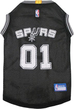 NBA SAN ANTONIO SPURS DOG Jersey, X-Small - Tank Top Basketball Pet Jersey
