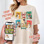 Mit & Mia Custom Your Own Bootleg Rap Shirts for Boyfriend Girlfriend Face Shirt with Photo Gift for Him Her Pet Lovers