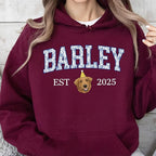 Custom Pet Sweatshirts with Photo and Name, Personalized Dog Sweatshirt, Gifts for Dog Mom, Dad
