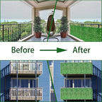 Artificial Ivy Privacy Fence Wall Screen,40X120 in UV-Anti Faux Greenery Backdrop Ivy Vine Leaf Hedges Fence Panels for Patio, Balcony, Garden, Backyard Indoor Outdoor Light Green Wall Decor