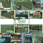 Artificial Ivy Privacy Fence Wall Screen,60X120 in UV-Anti Faux Greenery Backdrop Ivy Vine Leaf Hedges Fence Panels for Patio, Balcony, Garden, Backyard Indoor Outdoor Green Wall Decor