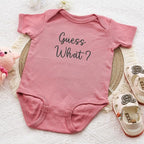 COUPLEHOODIES Personalized Baby Onesie Bodysuit – Custom Embroidery Gift for Pregnancy Reveal Baby Shower or First Grandchild
