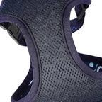 Mile High Life Step in Dog Harness for Small Dogs No Pull, Easy Get on Air Mesh Vest Harness, Adjustable Easy Closures Both Neck and Chest (Blue, L Chest 21.6"-43.2")