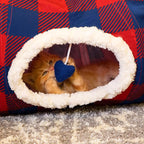 Plaid Tunnel Bed