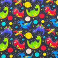 1 Yard (Pre-Cut) 43" x 36" (109cm x 92cm) Premium Floral Cotton Quilting Sewing Fabric, DIY Sewing Patchwork Supplies for Face mask Clothing Handmade Craft&Home Decoration (Cute Dinosaur)