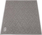 Pawkin Cat Litter Mat, Jumbo XX-Large, 4x3 Feet, Fits Two Litter Boxes or Extra Coverage for One Box, Gray